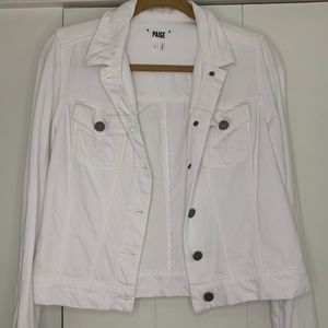 Paige White Denim Jacket